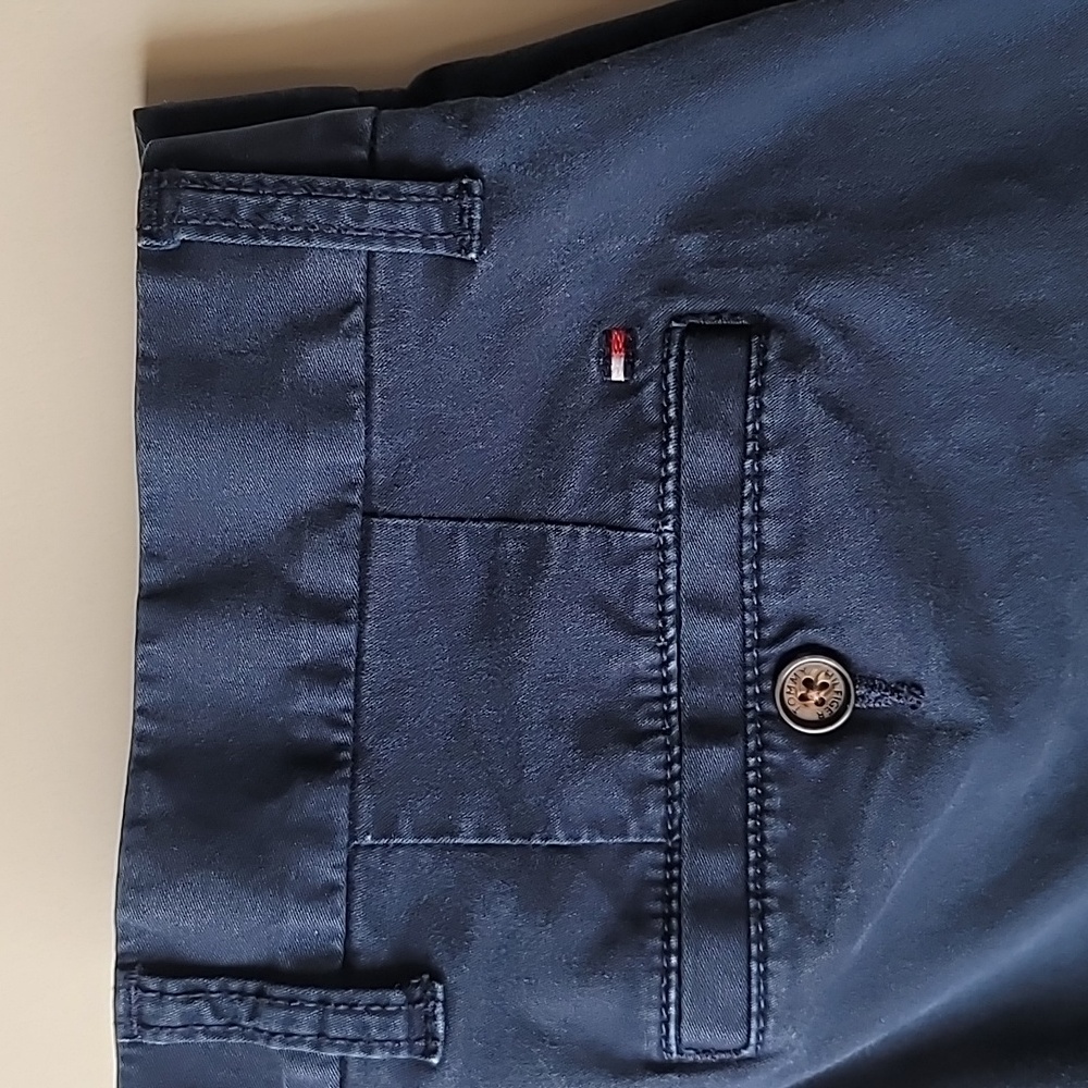 Mens' Tommy Hilfiger Tailored Fit Bleu Pants, Size 32x30 - Picture 2 of 8